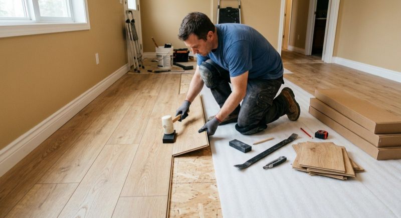 Laminate Floor Installation in Clifton, VA