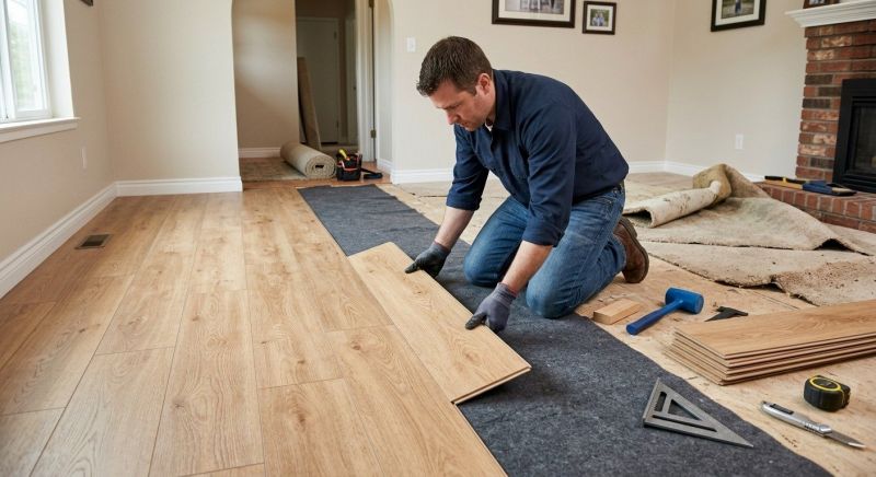 Laminate Floor Remodeling in Fairfax County, VA