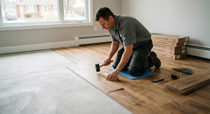 Linoleum Floor Installation in Bethesda, MD