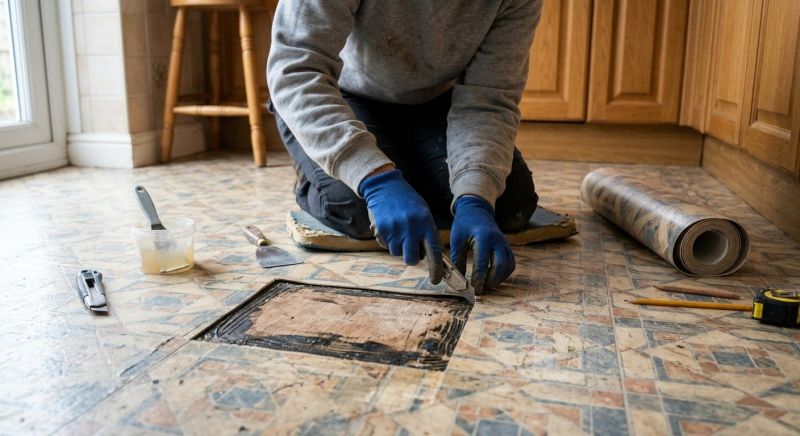 Linoleum Floor Installation in Great Falls, VA