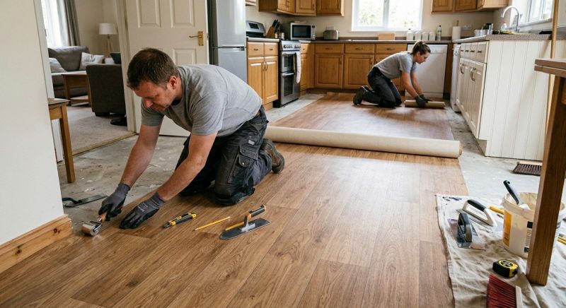 Linoleum Floor Installation in Fairfax County, VA