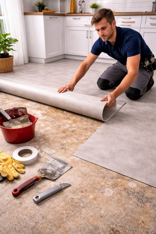 Linoleum Floor Installation in Prince William County, VA