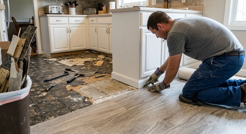 Linoleum Floor Installation in Temple Hills, MD