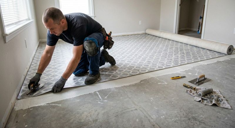 Sheet Flooring Installation in Clinton, MD
