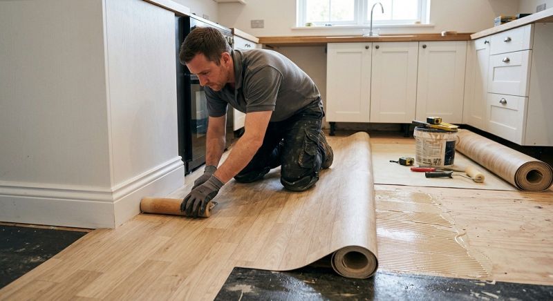 Sheet Linoleum Installation in Waldorf, MD