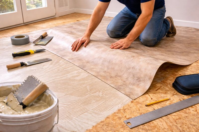 Sheet Vinyl Installation in Gaithersburg, MD