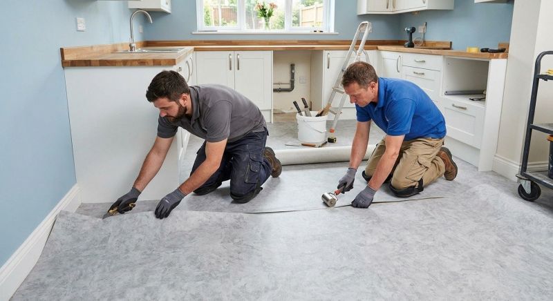 Sheet Linoleum Installation in Germantown, MD